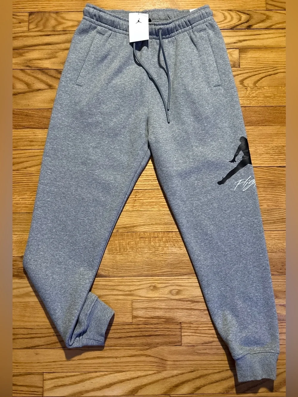 Nike Jordan Flight Essentials Fleece Baseline joggers Men’s sz NEW! gray